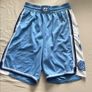Jordan UNC Blue and White Basketball Shorts
